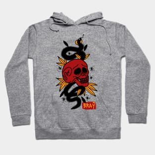 Crimson skull Hoodie